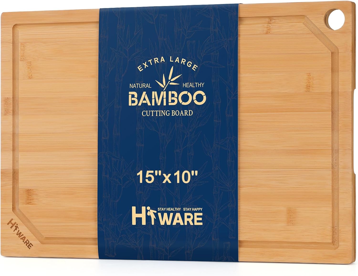 Bamboo Cutting Board - Tagliere in bambù per cucina, resistente