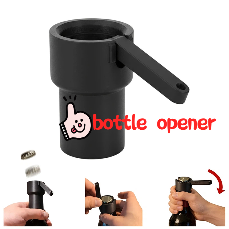 Small Kitchen Gadgets Gifts - Apribottiglie con emettitore di luce, piccolo