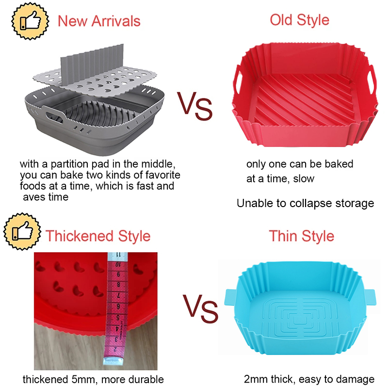 Cestino a forma di silicone pe - Kitchen Gadgets Air Fryer recensione e prezzo
