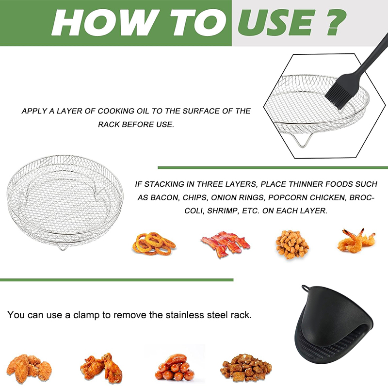 Friggitrice ad aria a 3 strati - Kitchen Gadgets Air Fryer recensione e prezzo