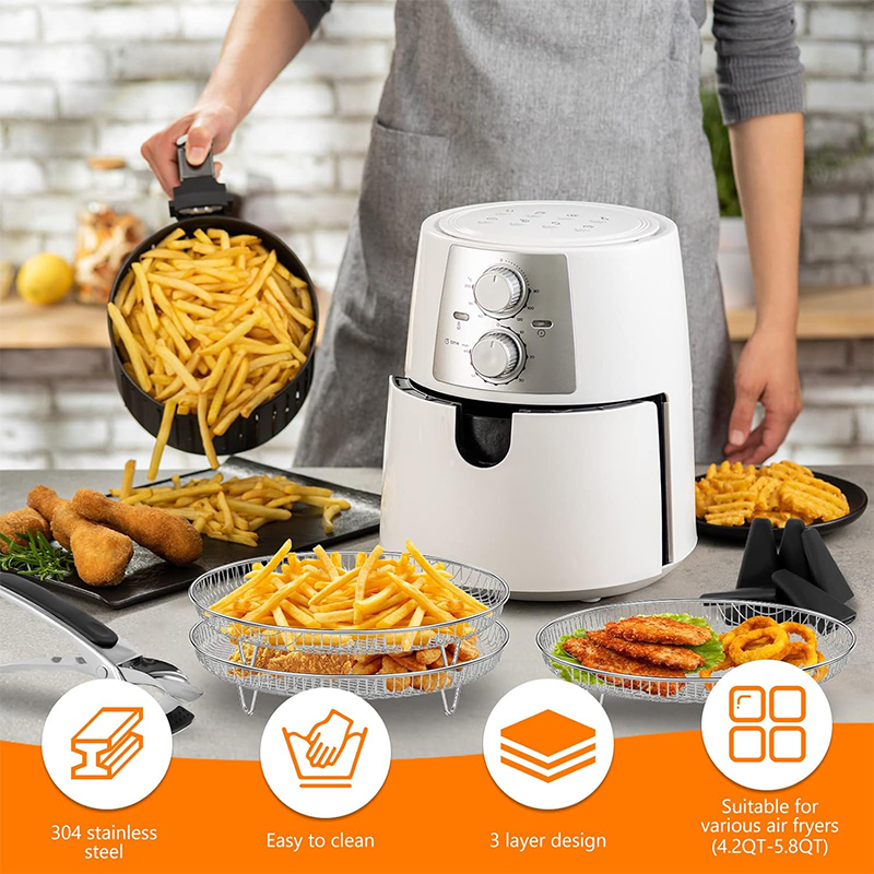 Friggitrice ad aria a 3 strati - Kitchen Gadgets Air Fryer recensione e prezzo