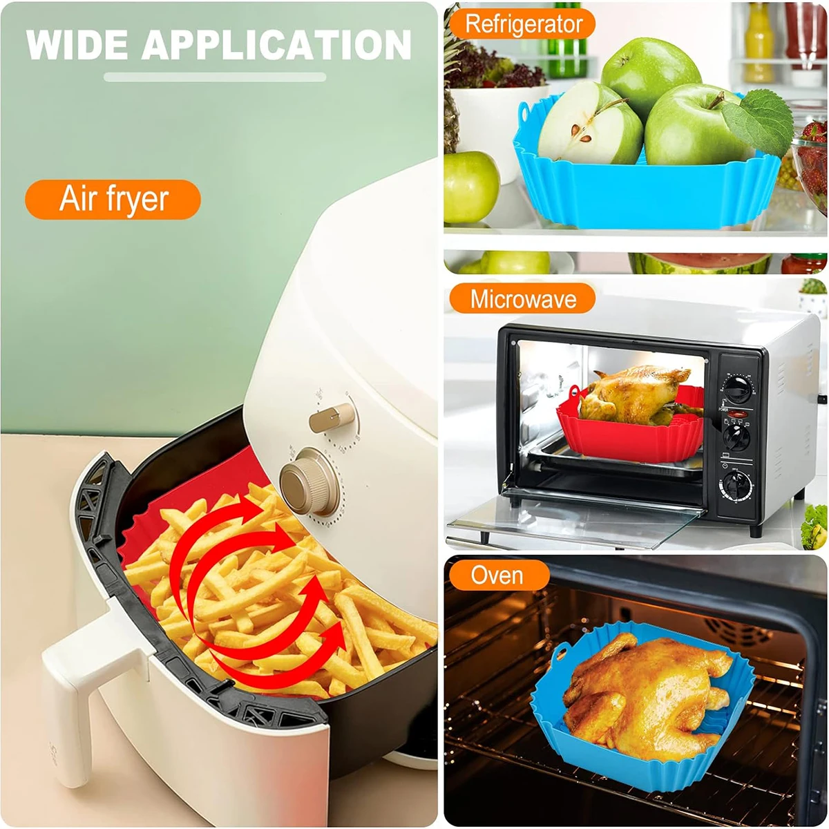Cestelli in Silicone per Frigg - Kitchen Gadgets Air Fryer recensione e prezzo